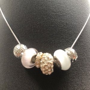 Pandora style 14KGP necklace